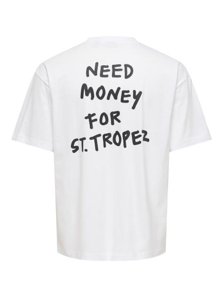 Afbeelding voor product T-shirt van het merk Only & Sons in het Wit