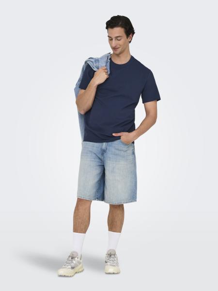 Afbeelding voor product T-shirt van het merk Only & Sons in het Blauw
