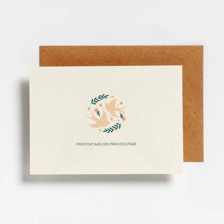 Afbeelding voor product Postkaart van het merk Hello August in het Wit
