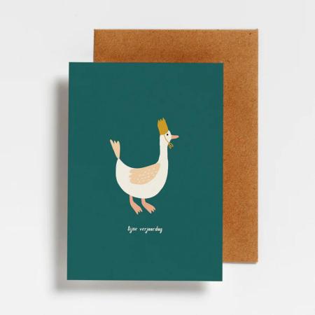 Afbeelding voor product Postkaart van het merk Hello August in het Wit