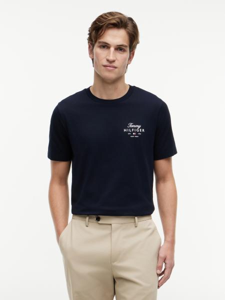 Afbeelding voor product T-shirt van het merk Tommy Hilfiger in het Marine