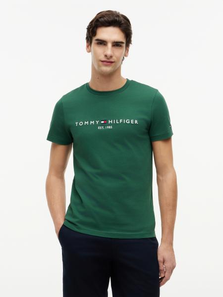 Afbeelding voor product T-shirt van het merk Tommy Hilfiger in het Groen