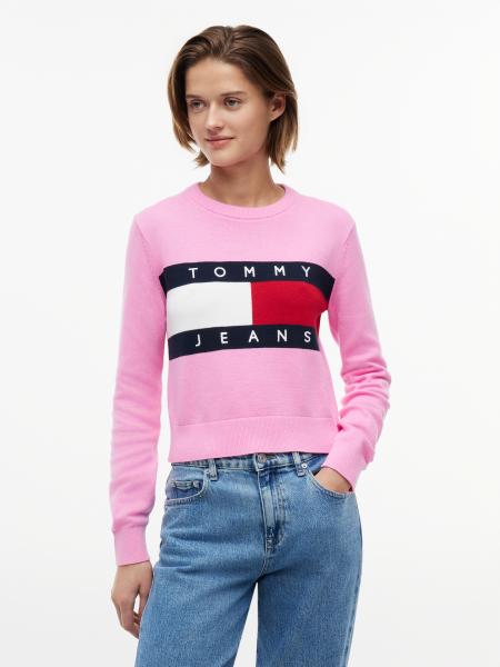 Afbeelding voor product Pull van het merk Tommy Jeans in het Roze