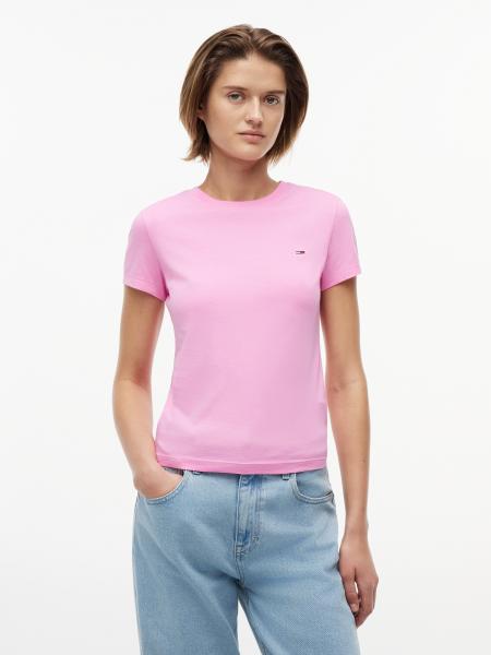 Afbeelding voor product T-shirt van het merk Tommy Jeans in het Roze