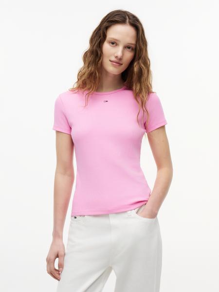 Afbeelding voor product T-shirt van het merk Tommy Jeans in het Roze
