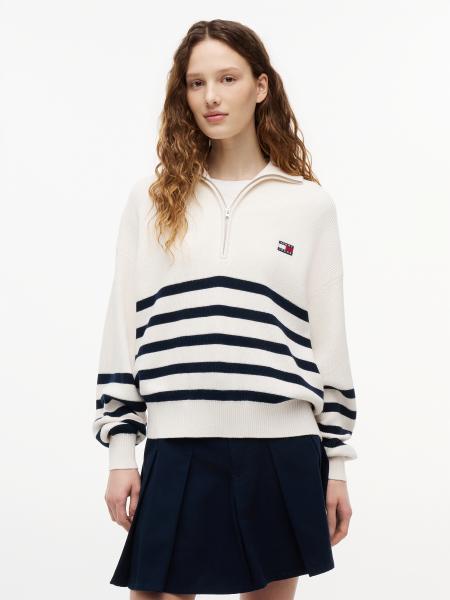 Afbeelding voor product Pull van het merk Tommy Jeans in het Wit
