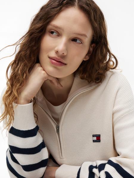Afbeelding voor product Pull van het merk Tommy Jeans in het Wit