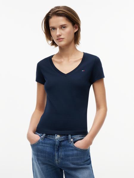 Afbeelding voor product T-shirt van het merk Tommy Jeans in het Marine