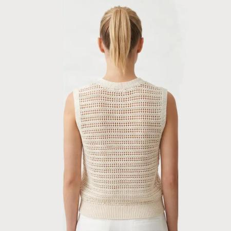 Afbeelding voor product Gilet van het merk Amelie & Amelie in het Ecru