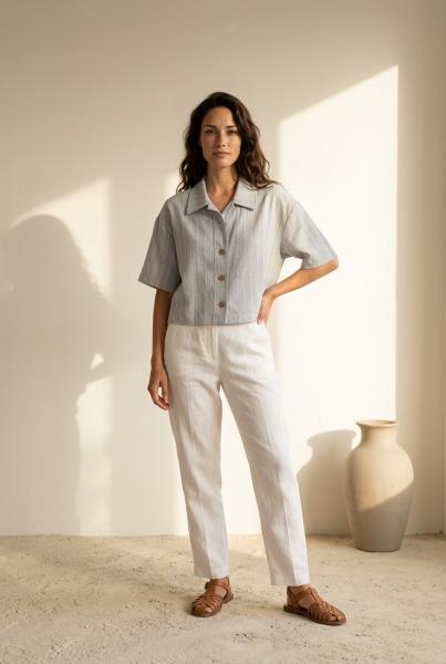 Afbeelding voor product Bloes van het merk Just Women By Matteo in het Blauw