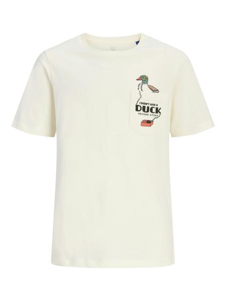 Afbeelding voor product T-shirt van het merk Jack & Jones Junior in het Ecru