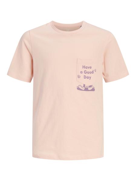 Afbeelding voor product T-shirt van het merk Jack & Jones Junior in het Roze