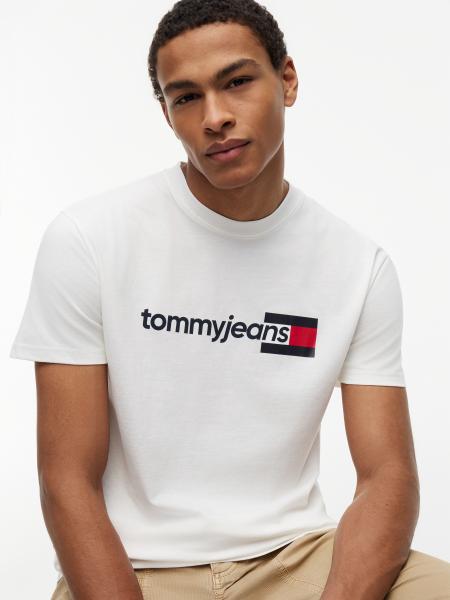 Afbeelding voor product T-shirt van het merk Tommy Jeans in het Wit