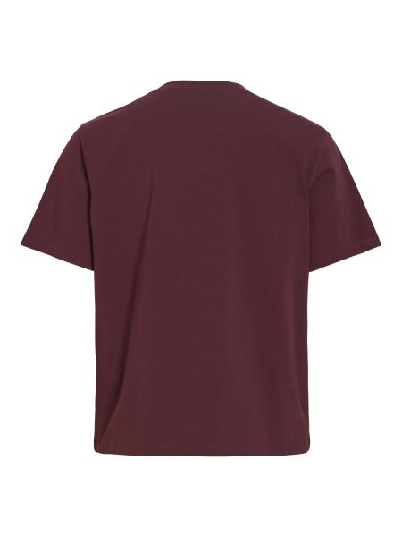 Afbeelding voor product T-shirt van het merk Vila in het Bordeaux