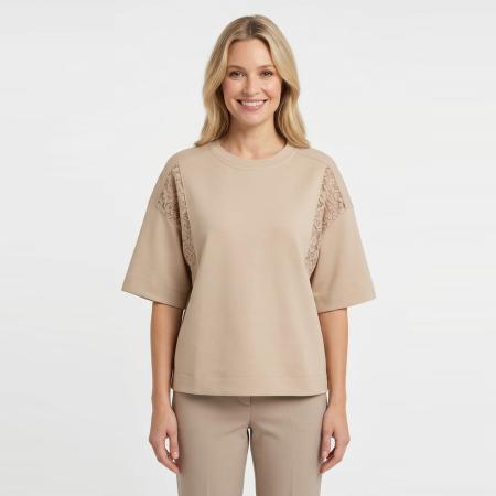 Afbeelding voor product Sweater van het merk Amelie & Amelie in het Beige