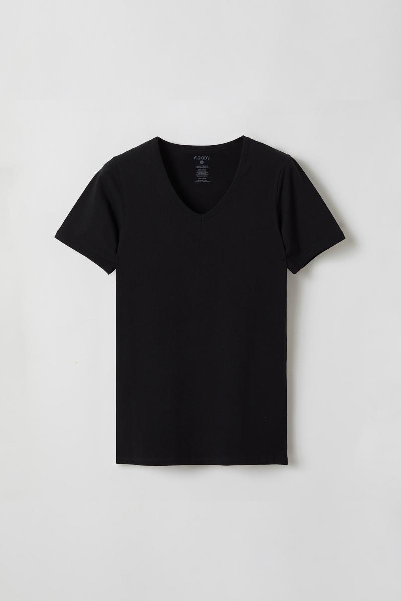 Afbeelding voor product T-shirt van het merk Woody in het Zwart