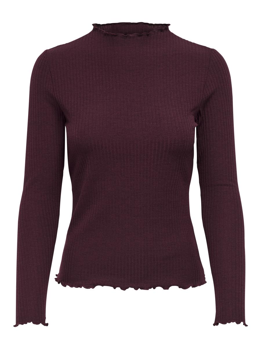 Afbeelding voor product T-shirt van het merk Only in het Bordeaux