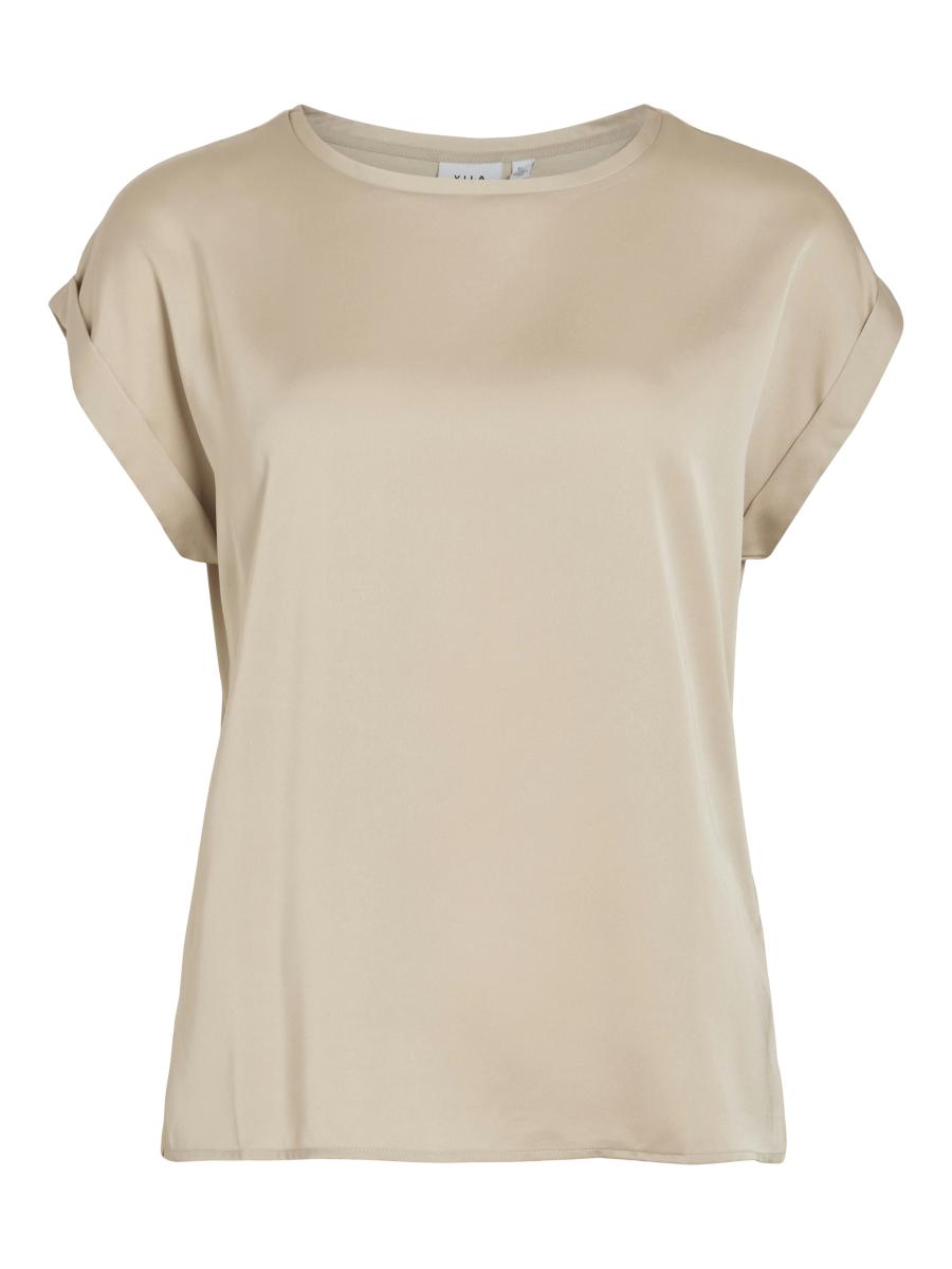Afbeelding voor product T-shirt van het merk Vila in het Beige
