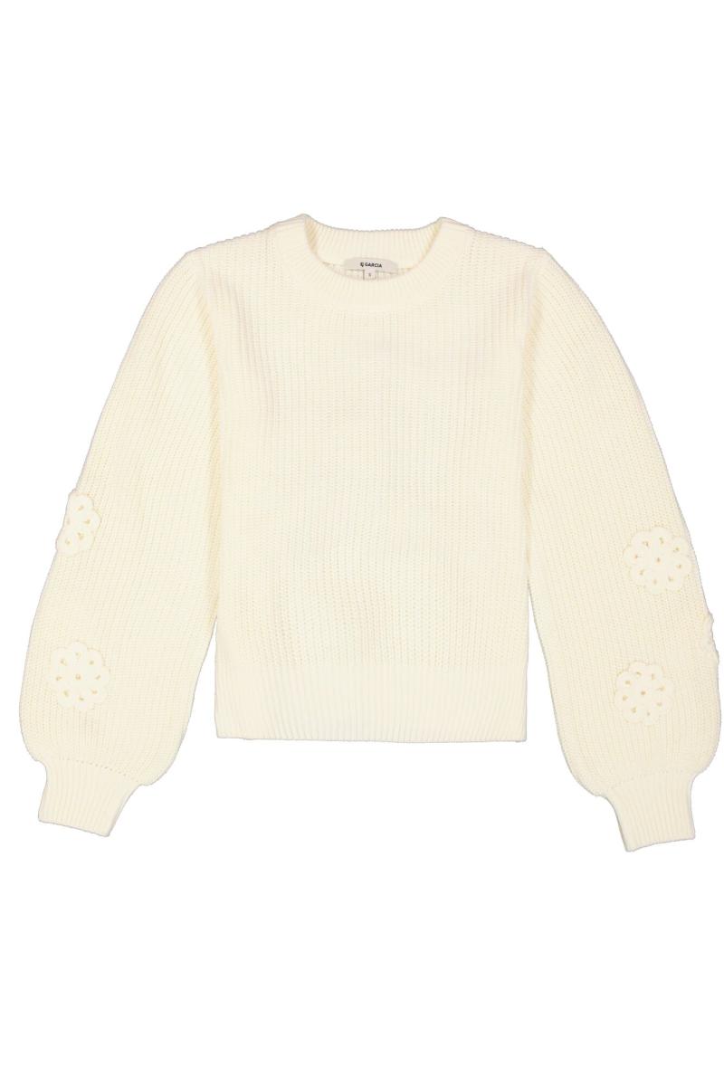 Afbeelding voor product Pull van het merk Garcia in het Ecru