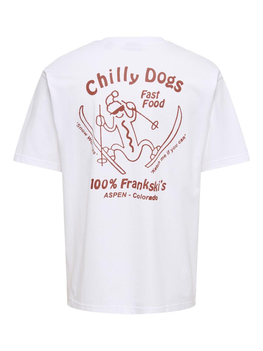 Afbeelding voor product T-shirt van het merk Only & Sons in het Wit