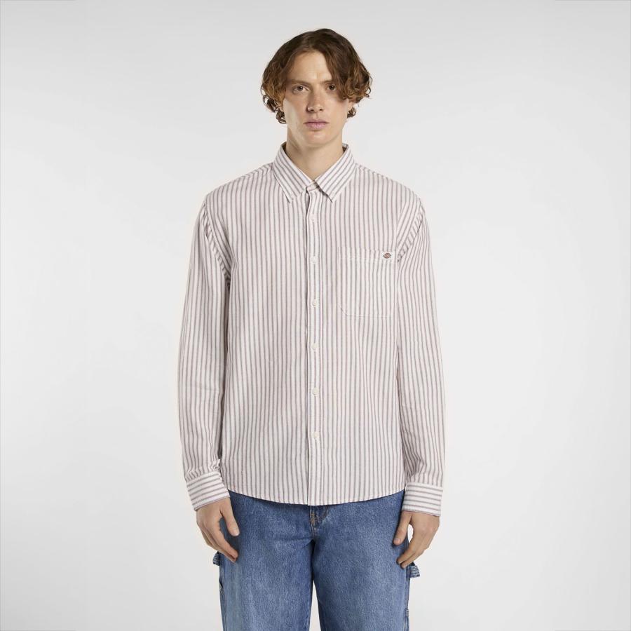 Afbeelding voor product Hemd van het merk Dickies in het Ecru