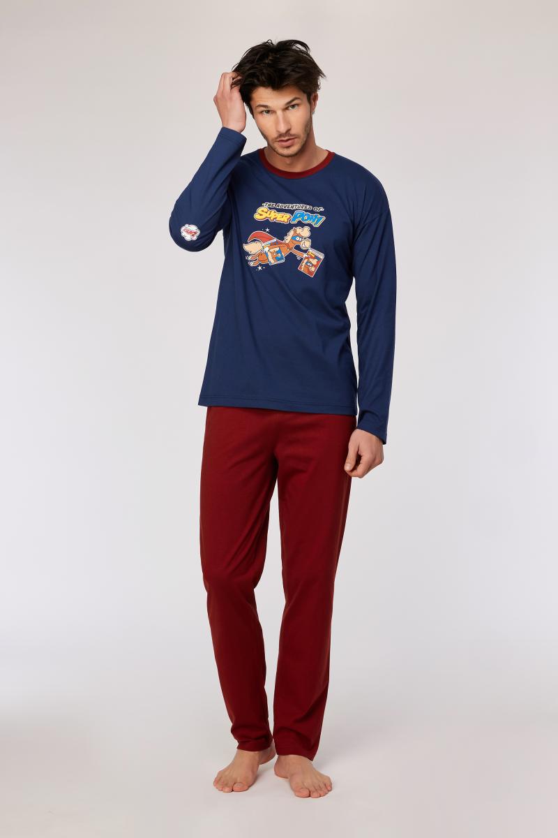 Afbeelding voor product Pyjama van het merk Woody in het Blauw