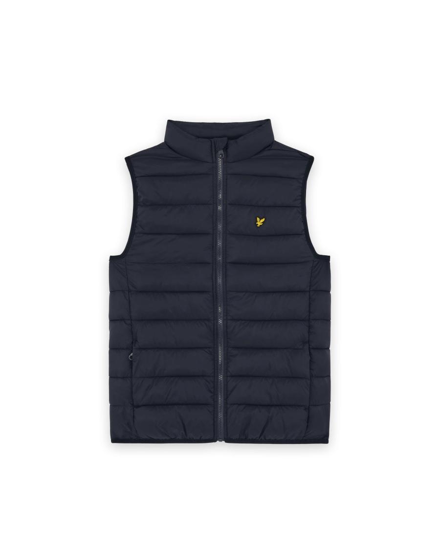 Afbeelding voor product Bodywarmer van het merk Lyle & Scott in het Marine