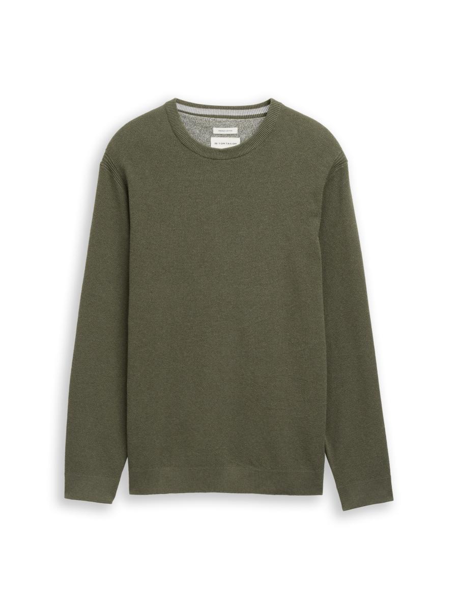 Afbeelding voor product Pull van het merk Tom Tailor in het Groen