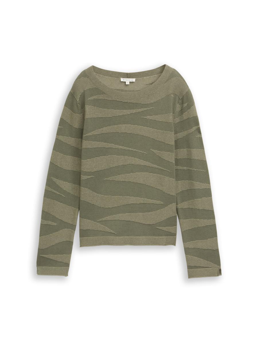 Afbeelding voor product Pull van het merk Tom Tailor in het Groen