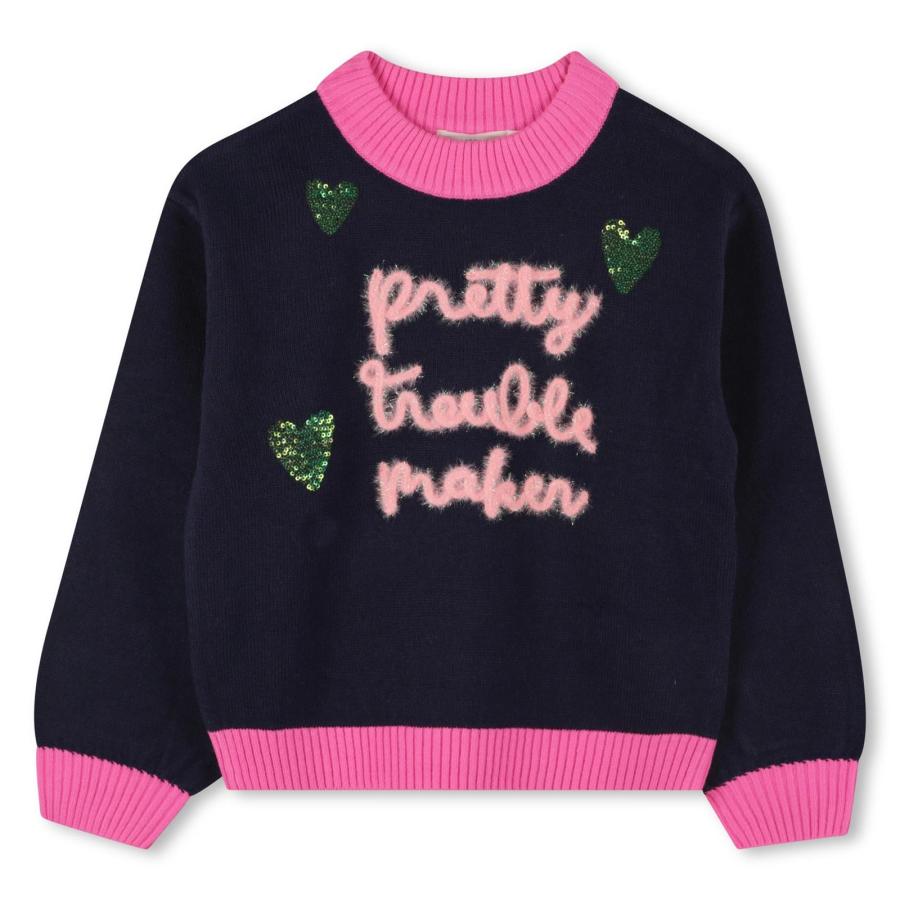 Afbeelding voor product Pull van het merk Billieblush in het Marine