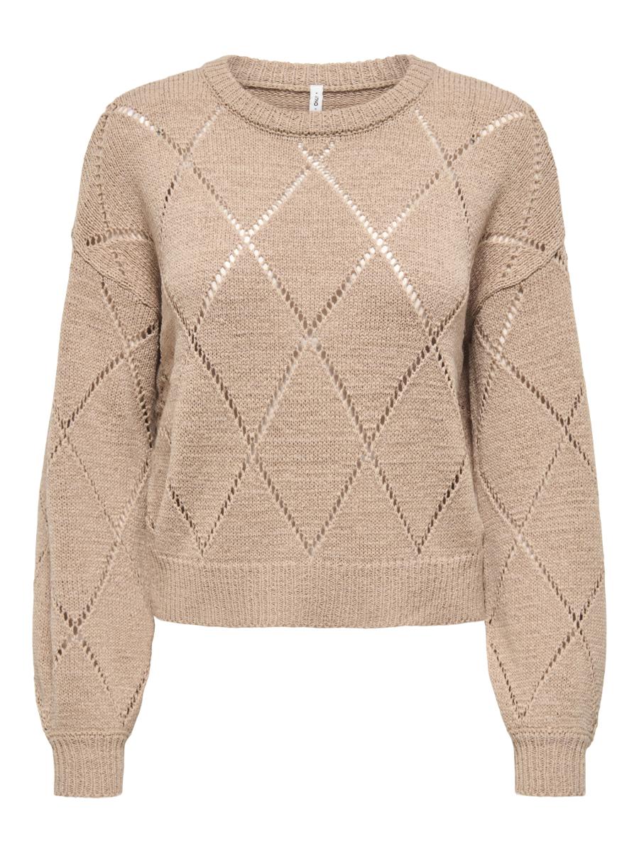 Afbeelding voor product Pull van het merk Only in het Beige