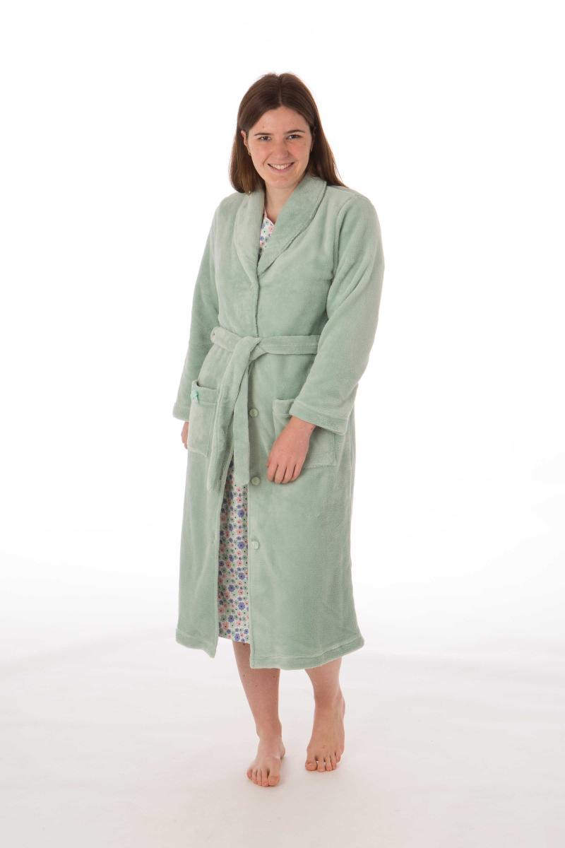 Afbeelding voor product Badjas van het merk Perlina in het Groen