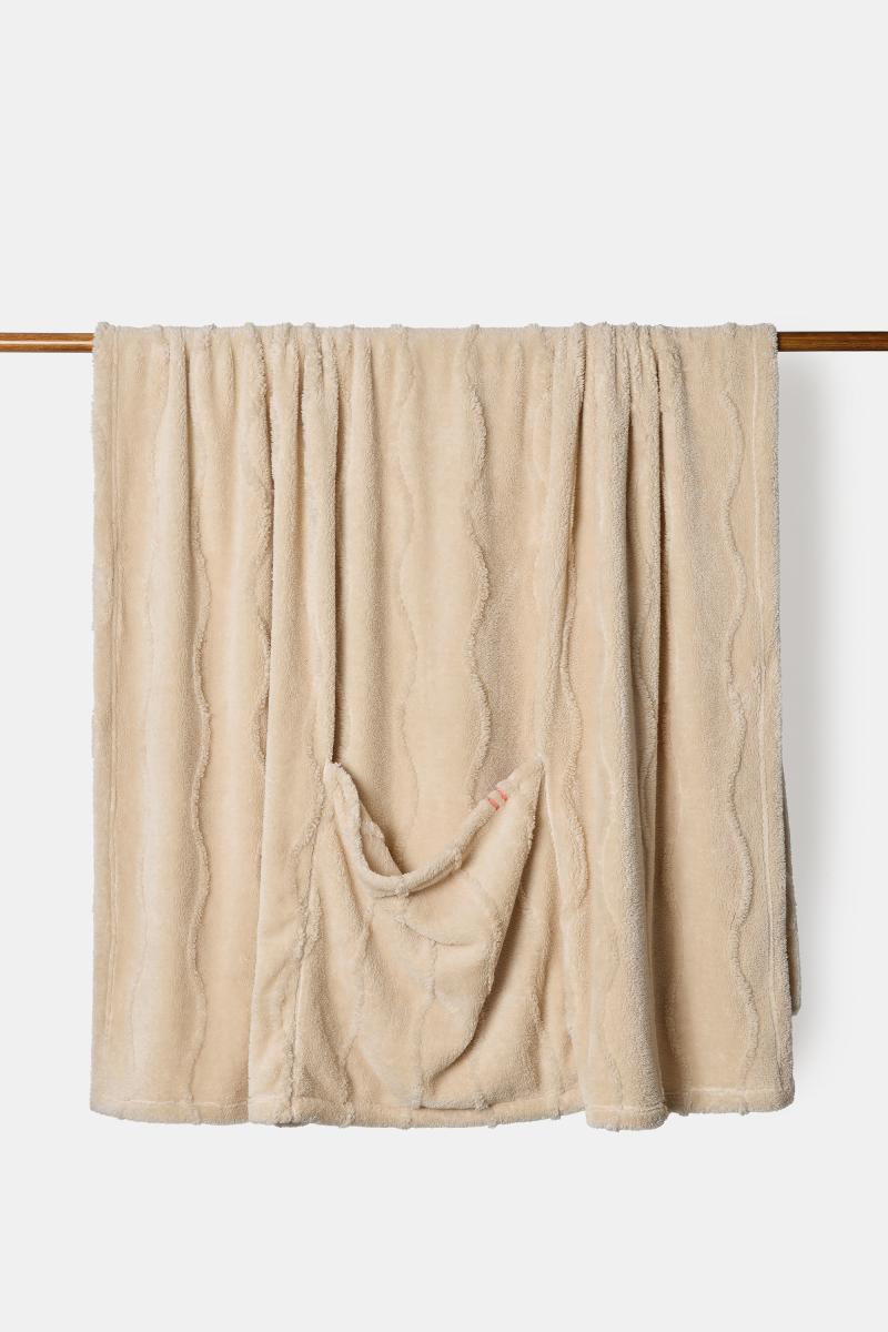 Afbeelding voor product Deken van het merk Lords&lilies in het Beige