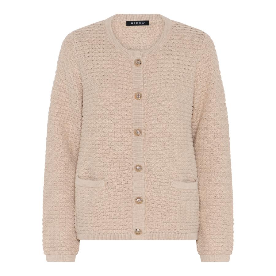 Afbeelding voor product Gilet van het merk Micha in het Beige