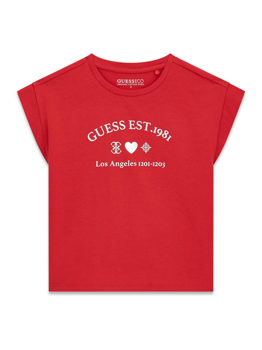 Afbeelding voor product T-shirt van het merk Guess in het Rood