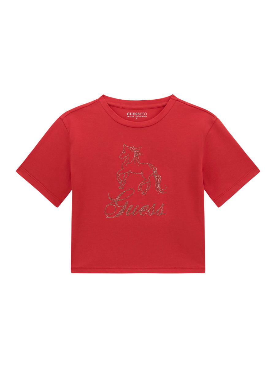 Afbeelding voor product T-shirt van het merk Guess in het Rood