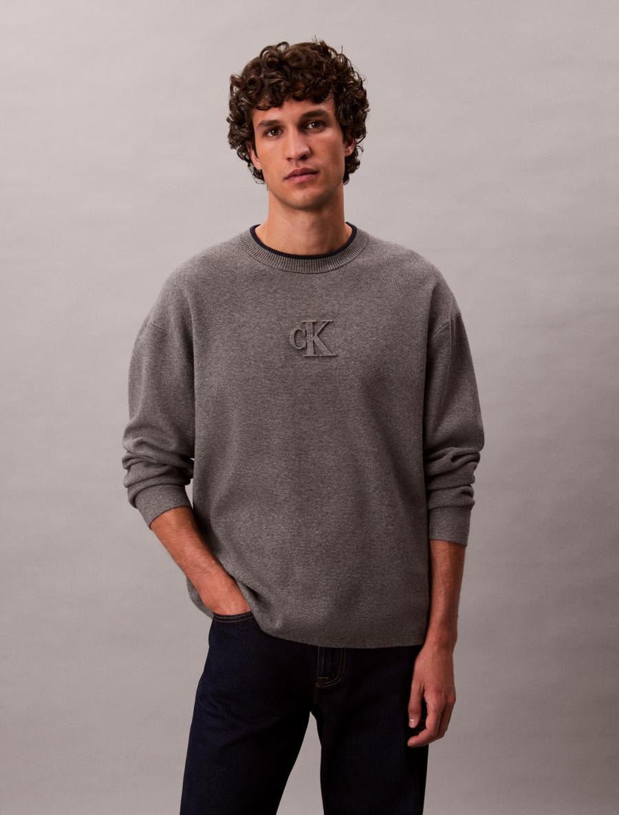 Afbeelding voor product Pull van het merk Calvin Klein in het Grijs