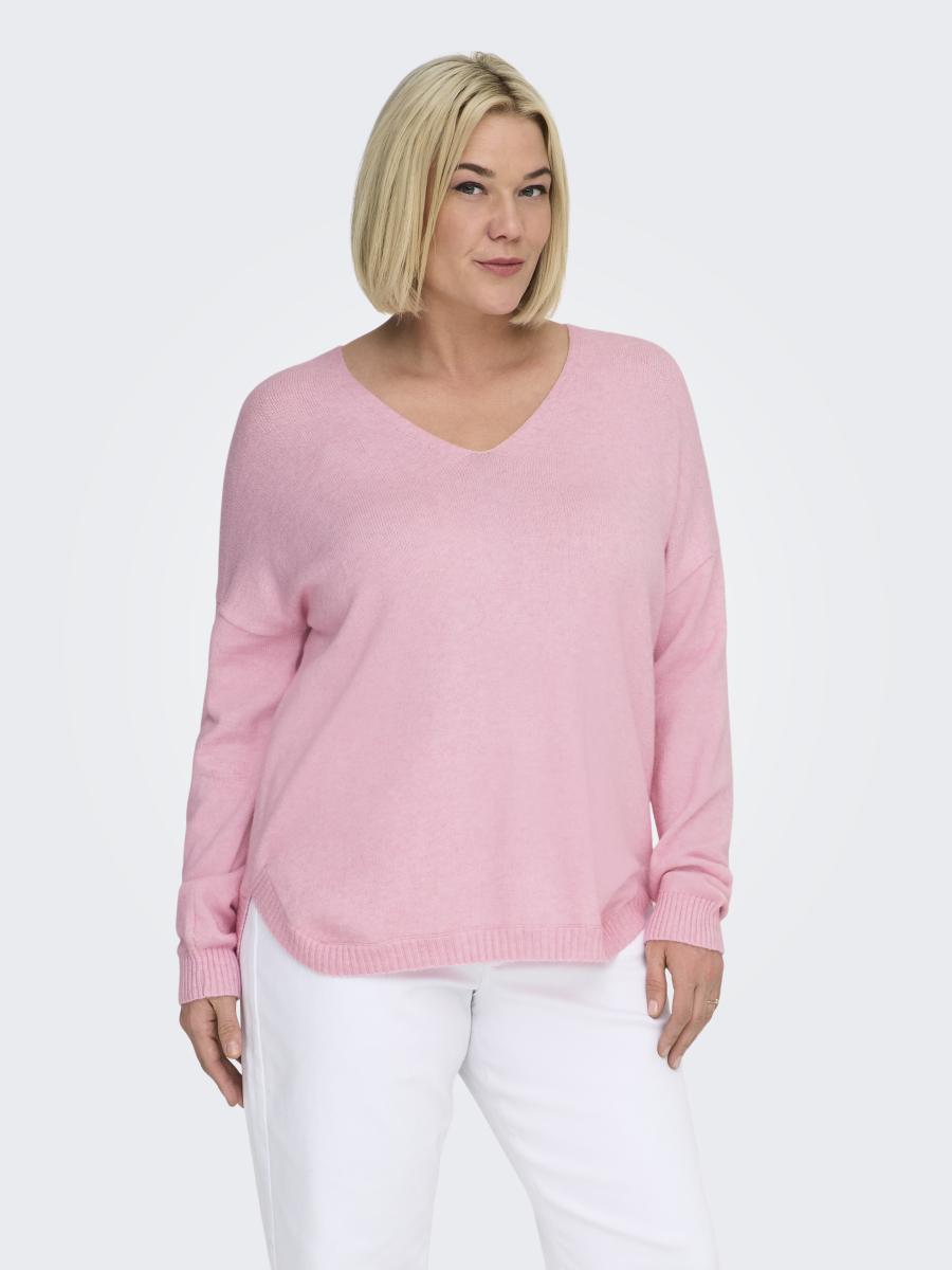 Afbeelding voor product Pull van het merk Only Carmakoma in het Roze