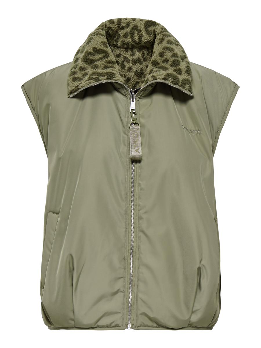 Afbeelding voor product Bodywarmer van het merk Only in het Kaki
