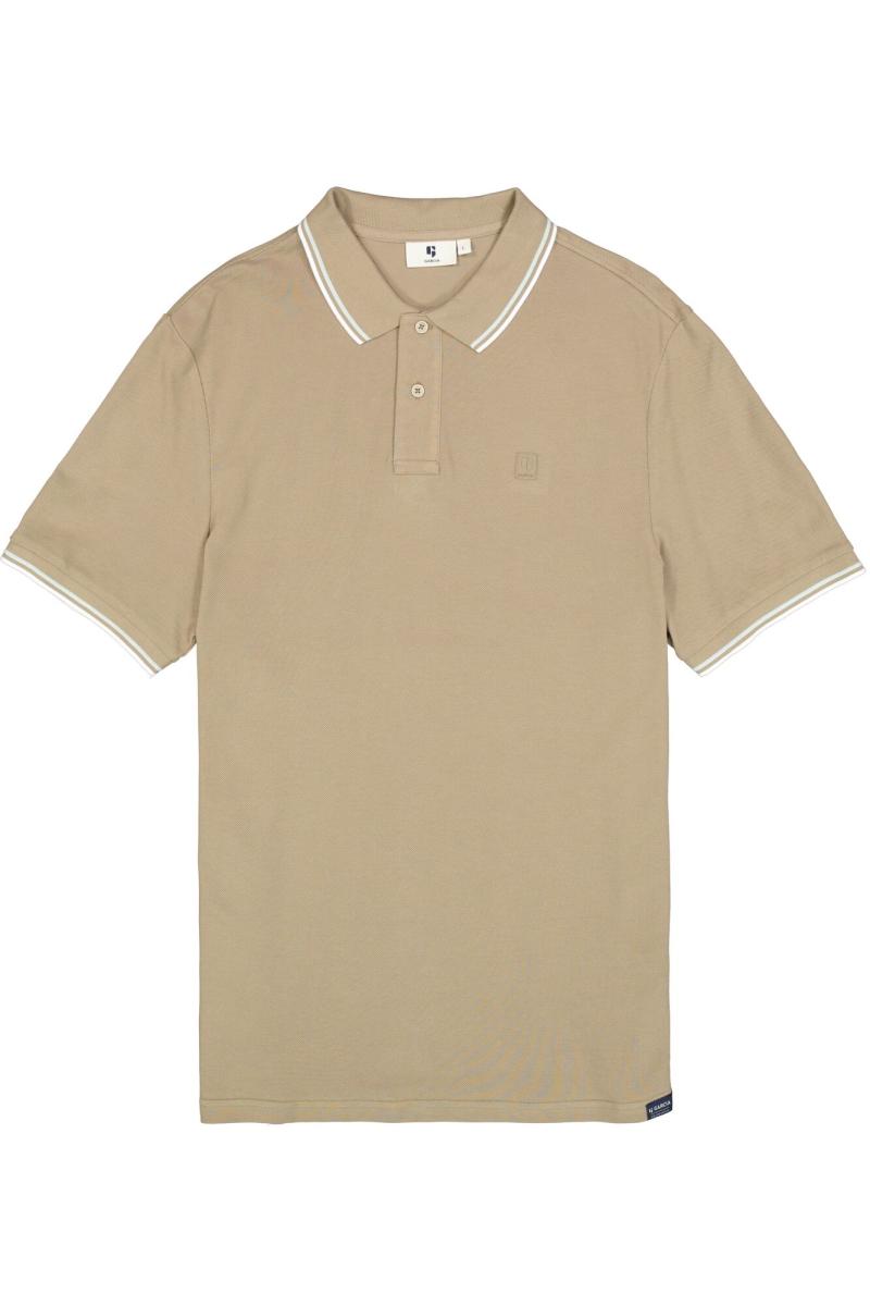 Afbeelding voor product Polo van het merk Garcia in het Beige
