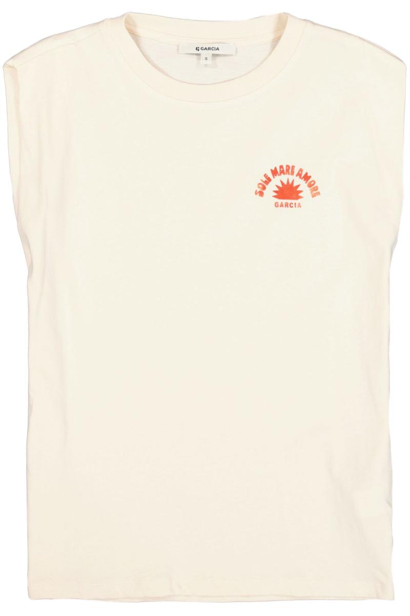 Afbeelding voor product T-shirt van het merk Garcia in het Wit