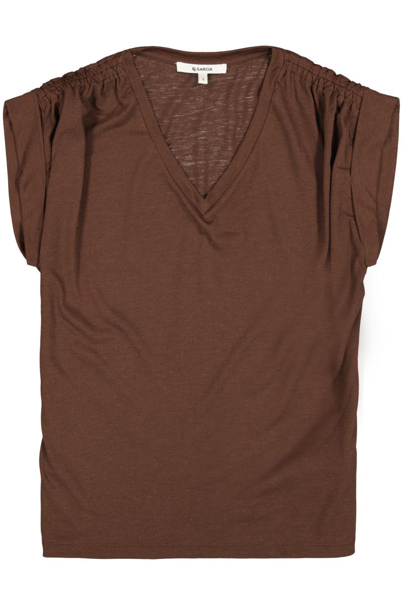 Afbeelding voor product T-shirt van het merk Garcia in het Bruin