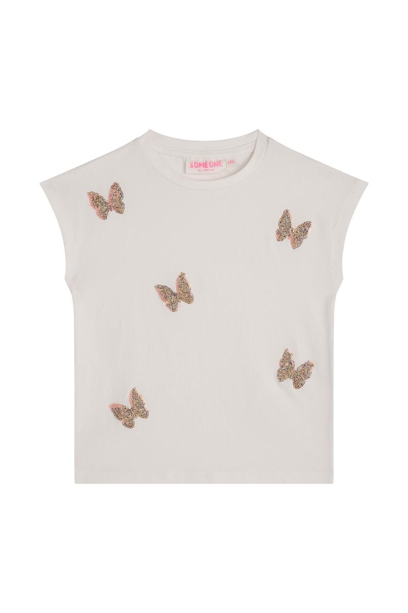 Afbeelding voor product T-shirt van het merk Someone in het Ecru