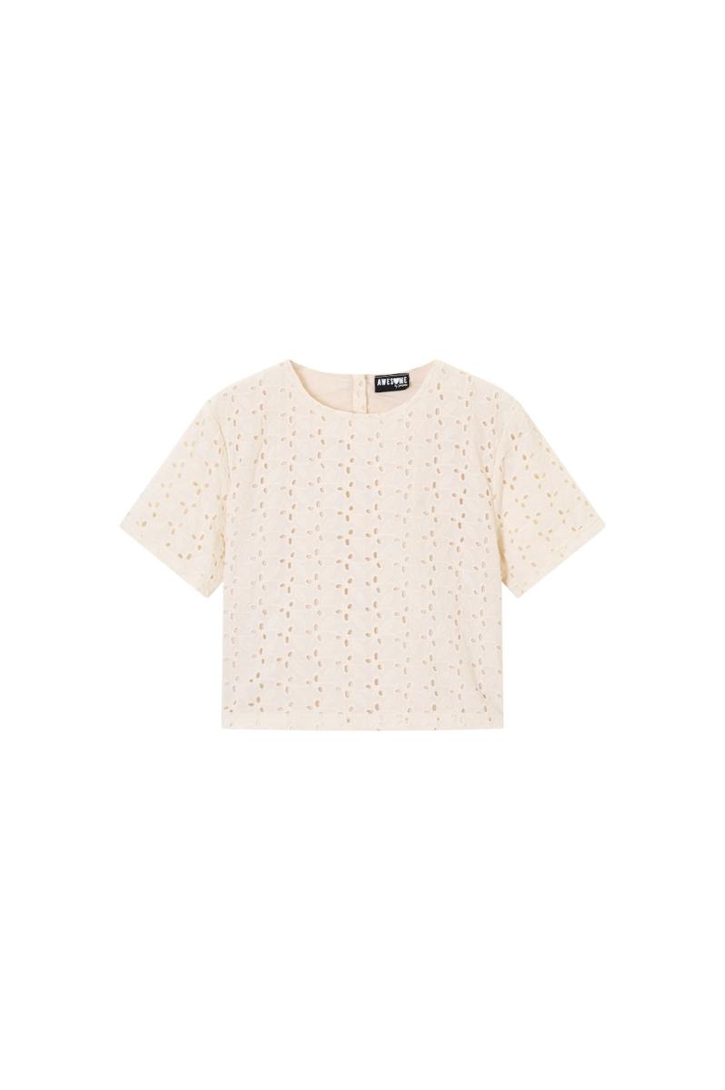 Afbeelding voor product T-shirt van het merk Awesome in het Ecru