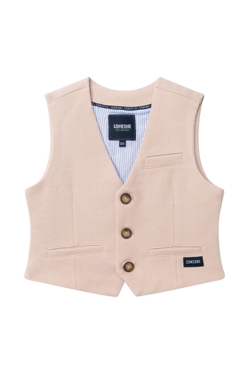Afbeelding voor product Gilet van het merk Someone in het Beige