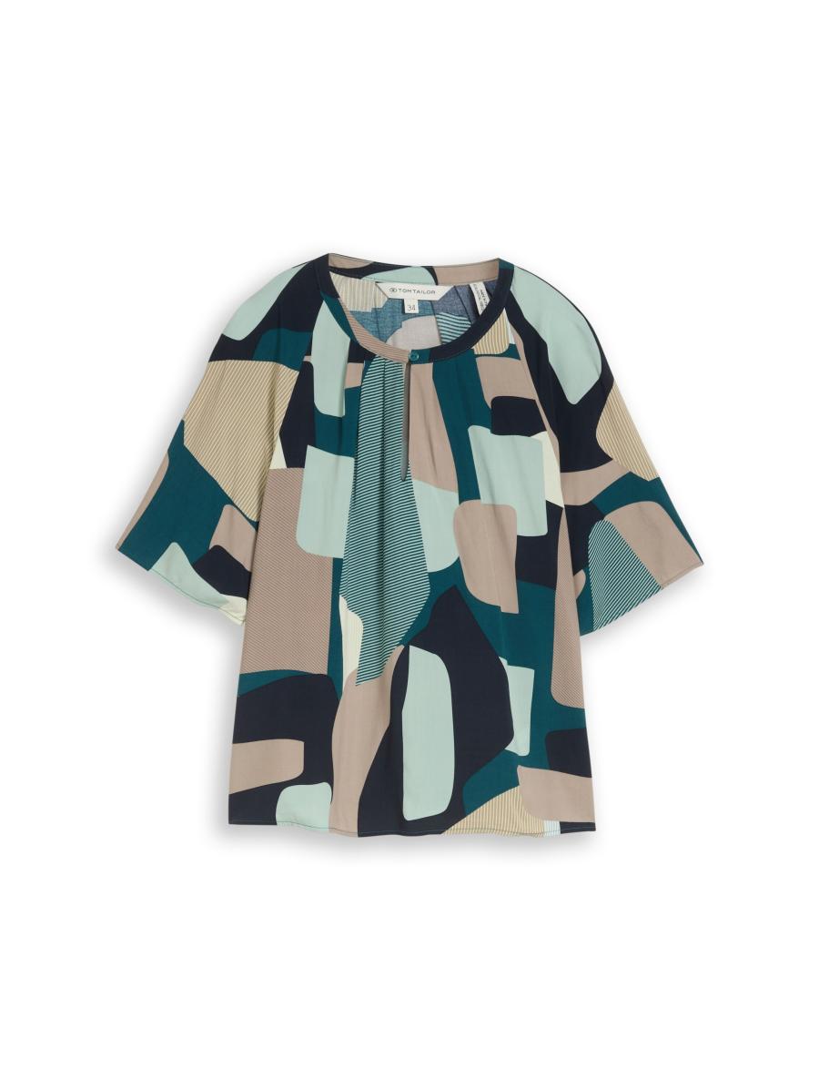 Afbeelding voor product Bloes van het merk Tom Tailor in het Marine