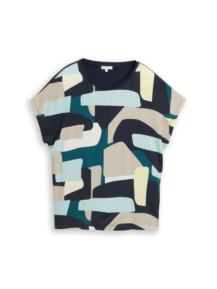 Afbeelding voor product T-shirt van het merk Tom Tailor in het Marine