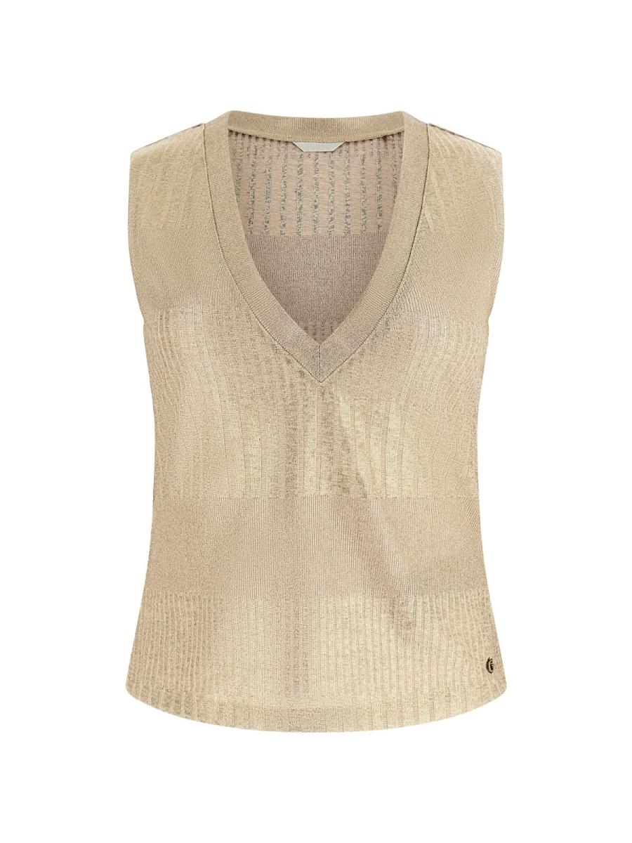 Afbeelding voor product Top van het merk Guess in het goud