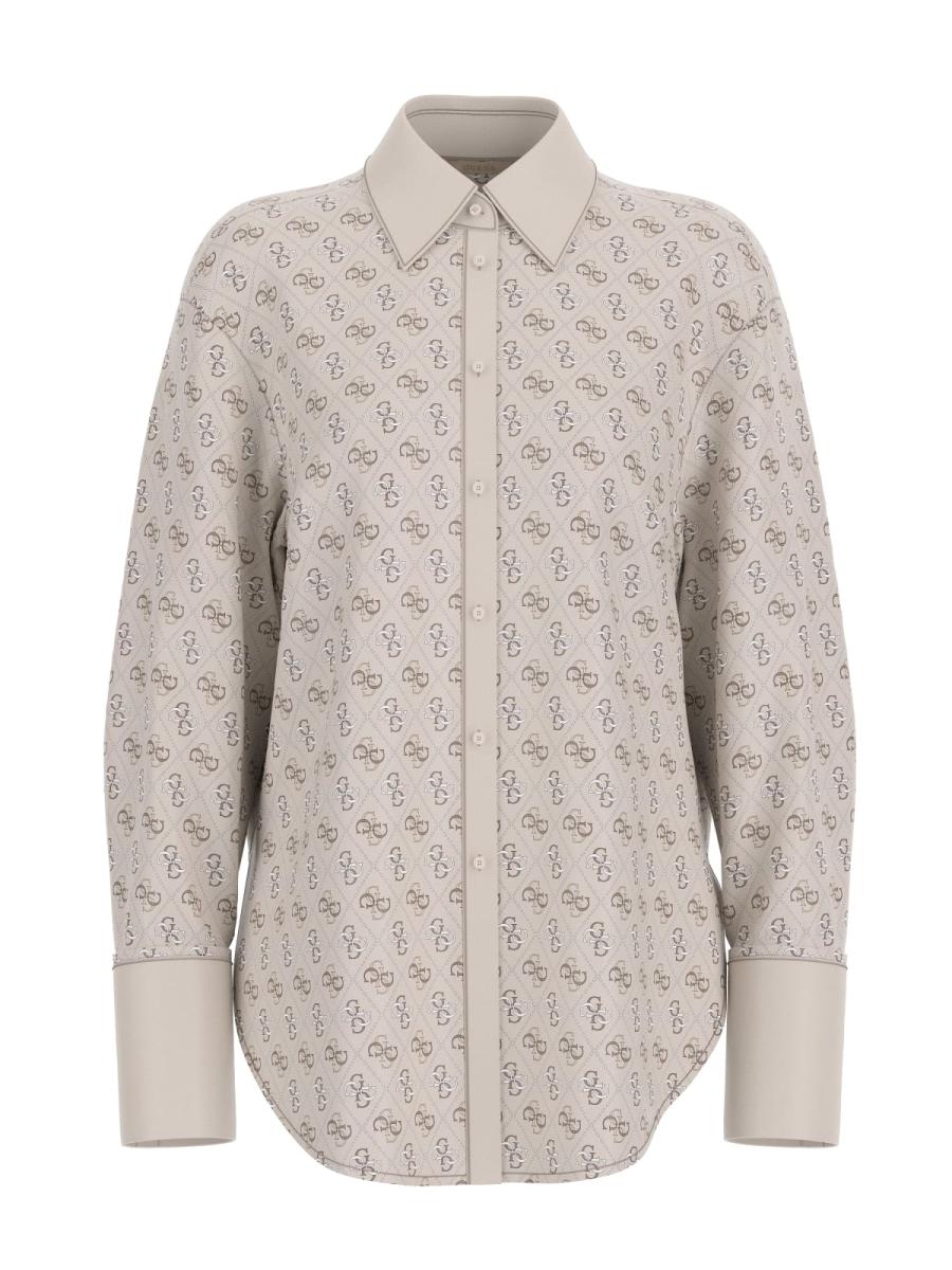 Afbeelding voor product Bloes van het merk Guess in het Beige