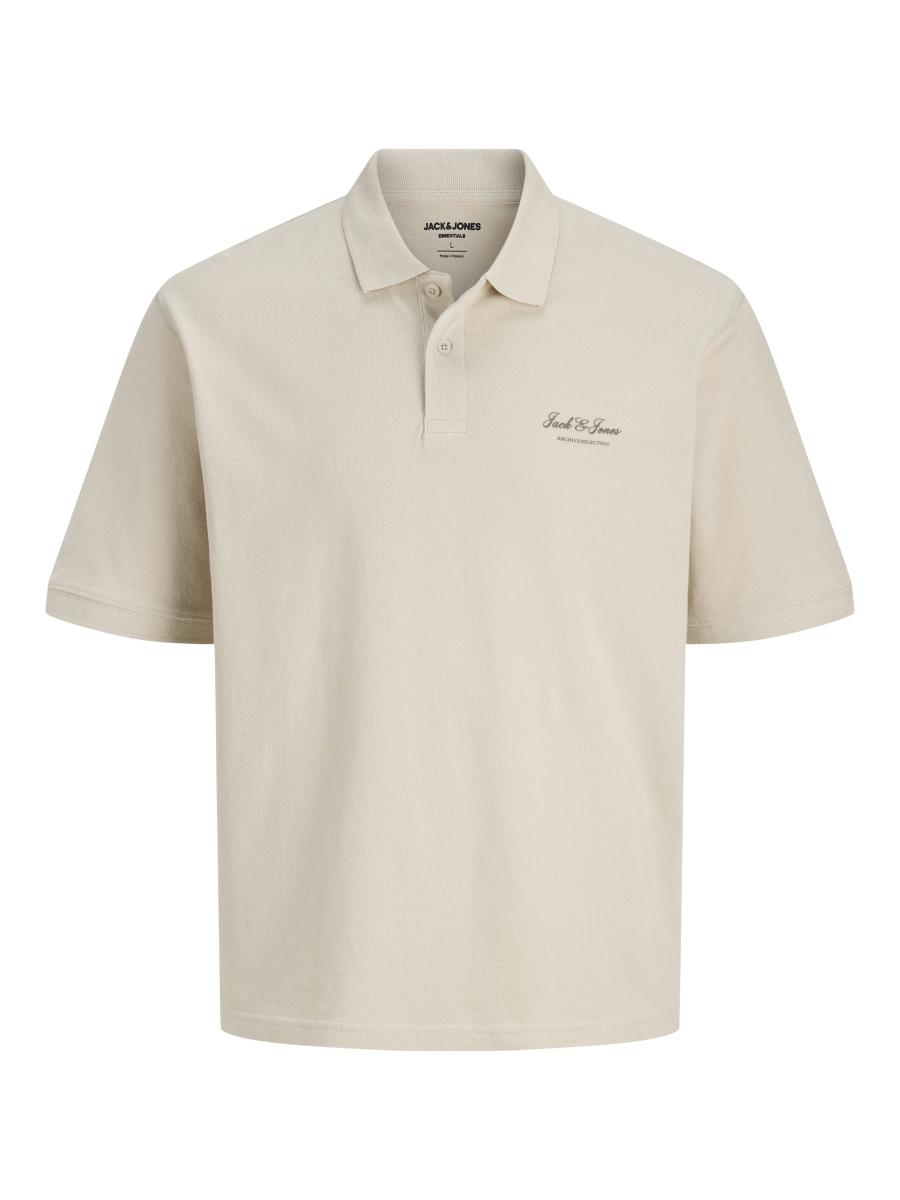 Afbeelding voor product Polo van het merk Jack & Jones in het Ecru